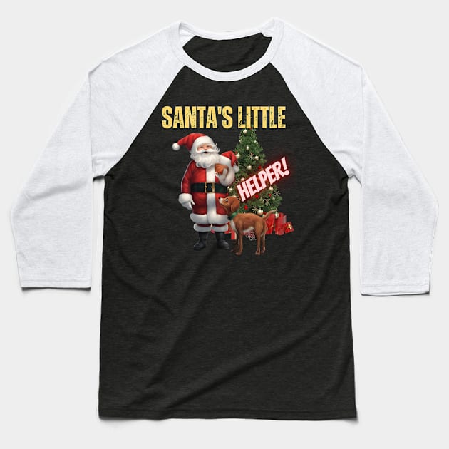 Santa's little helper! Baseball T-Shirt by Tee Trendz